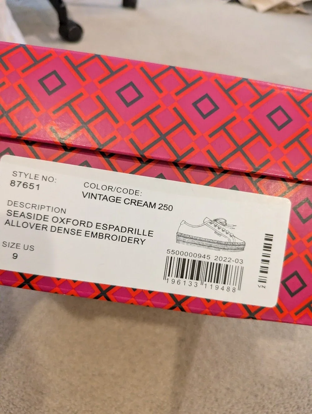 Tory Burch Seaside Oxford Espadrille